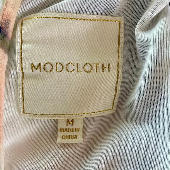 ModCloth Essence of Presence Chiffon Maxi Dress Floral Print Sleeveless MEDIUM - Picture 11 of 11